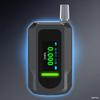 D2000 Electrochemical Alcohol Tester Digital Breathalyzer LCD Display USB-C Fast Charging Electronic Alcohol Tester 72*45*17mm