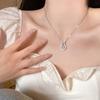 Super Immortal Five-piece Set~ Princess Design Necklace Moonstone Light Luxury Simple Versatile Neck Chain Niche Clavicle Chain Exquisite