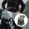 Motorcycle Bells Single-Eye Luck Bell for Motorcycle Punk Art Alloy Ornament Riding Protective Accessory for Riders Weekend