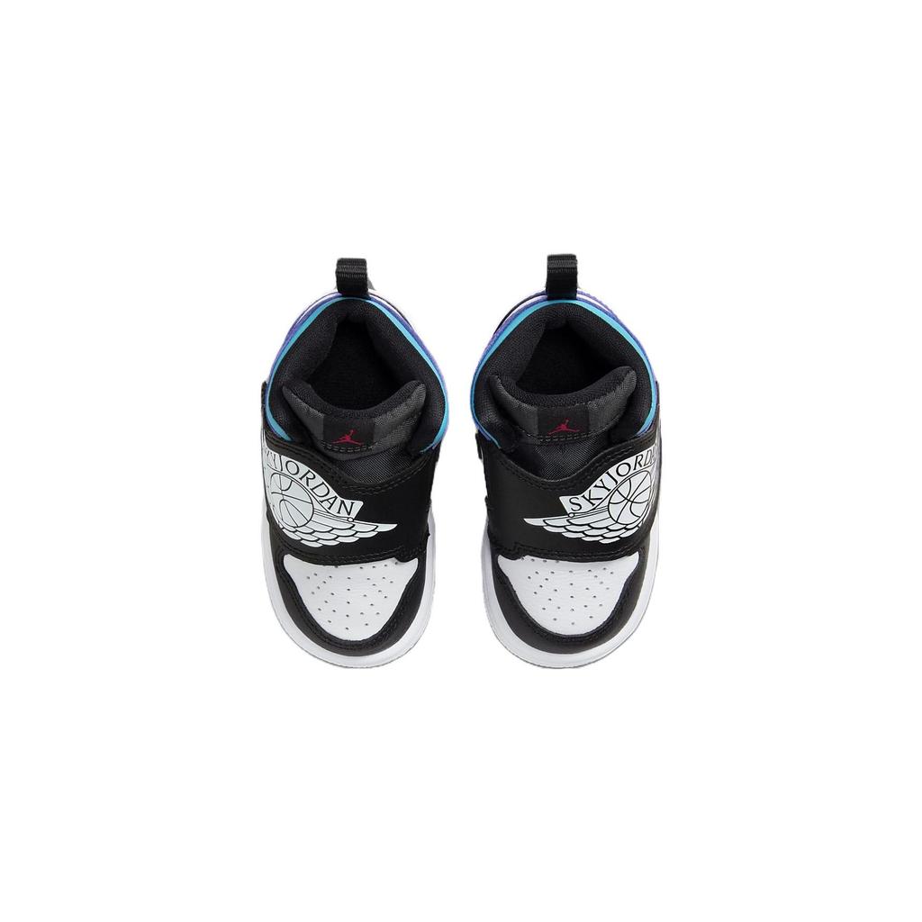 Jordan 1 Mid Little Kids White Blue BQ7196-154
