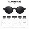 2026 Fashion Oval Sunglasses Outdoor Sports UV400 Sun Protection Glasses Men's Retro High-Quality Acrylic CP-Plugged Goggles
