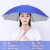 Hands Free Headwear Umbrella Adjustable Size Foldable Outdoor Rain Sun Protection Hat Suitable for Adults and Children Fishing Hiking Camping