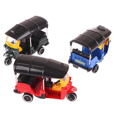 Legierung Dreirad Retro Simulationsmodell Dreirad Motorrad Spielzeug Druckguss Autorikscha Auto Modell Figur Spielzeug Für Kinder