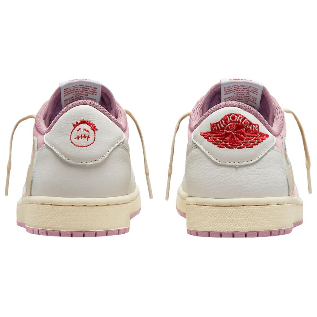 Air Jordan 1 Low OG X Travis Scott "Pink Pack" Low Top Vintage Basketball Shoes Men's Pink IQ7604-101