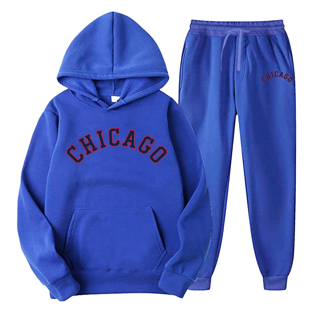 Luxury Brand Men's Hooded Sports Sweater Set Casual Sweater Sweatpants Two-piece Set Pure High-quality Men's Sports Suit