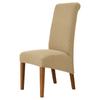 High Back & Universal High Elasticity Chair Cover Jacquard M XL Size Chair Covers Dining Room Kitchen Office Home Corn Flannel