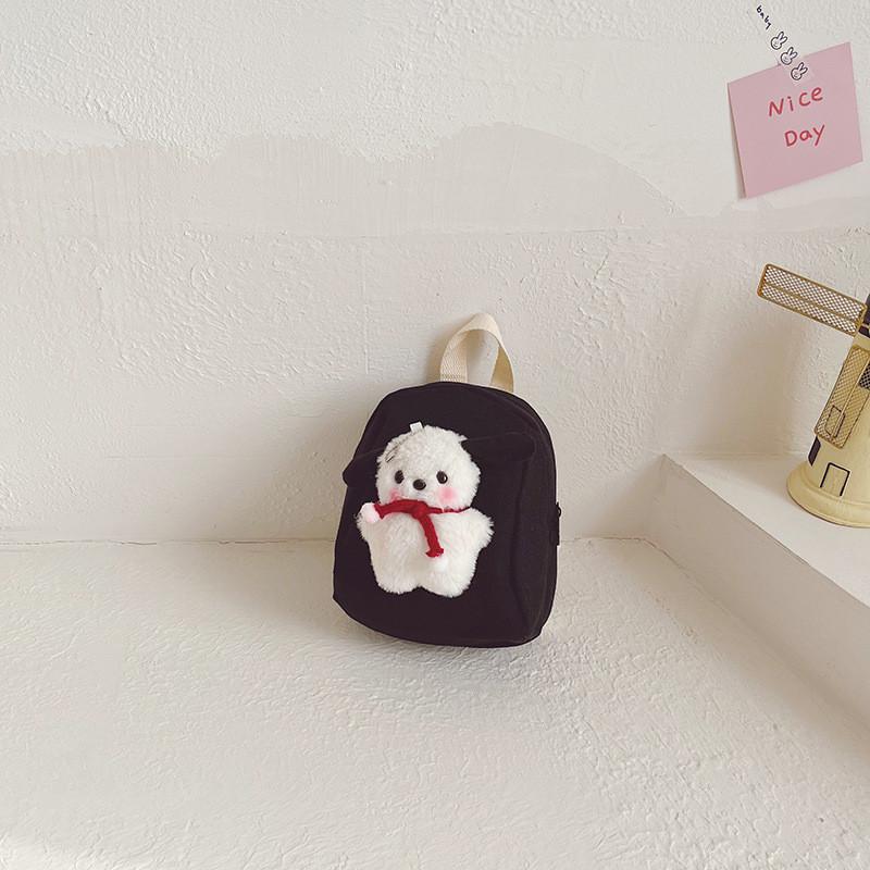 Cute And Stylish Kids Canvas Backpack For Preschoolers Fun Animal Design With Double Shoulder Straps