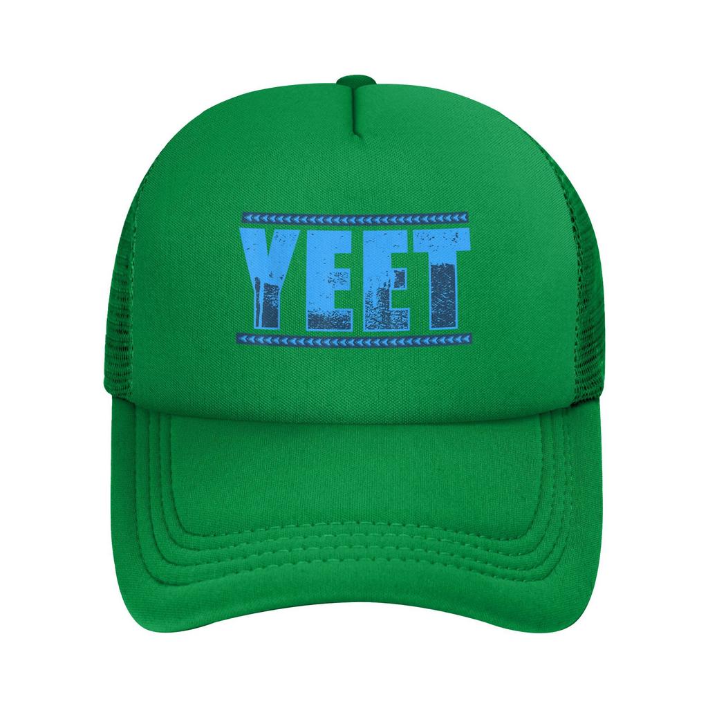 Jey Uso Yeet Mesh Baseball Caps Men Women Sport Trucker Hat  Hat Adjustable Snapback Caps Sun Caps Autumn Trucker Cap