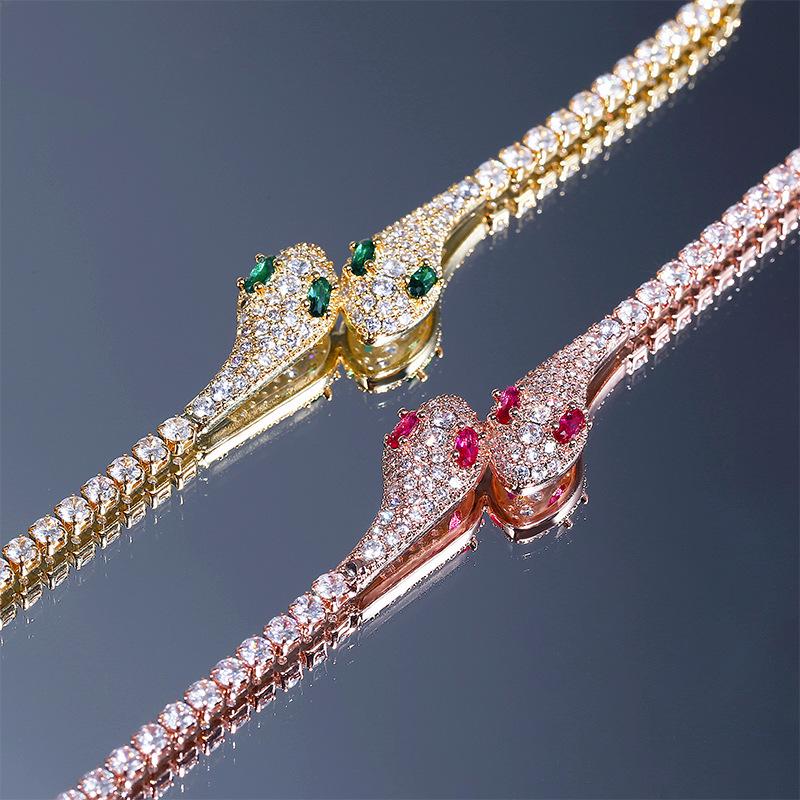 Top-Selling Women's Exquisite Diamond Versatile Snake Bracelet