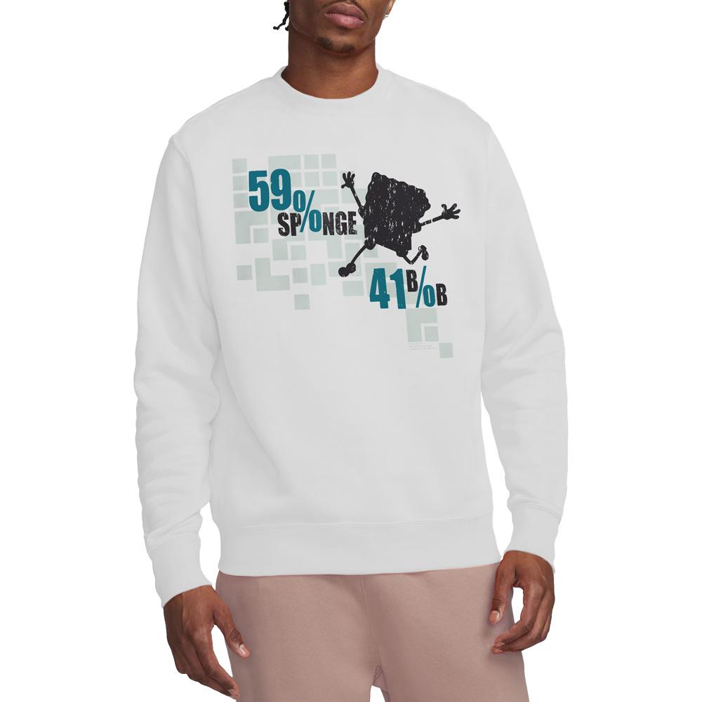 SpongeBob SquarePants Unisex Adult 59% Sponge 41% Bob Sweatshirt