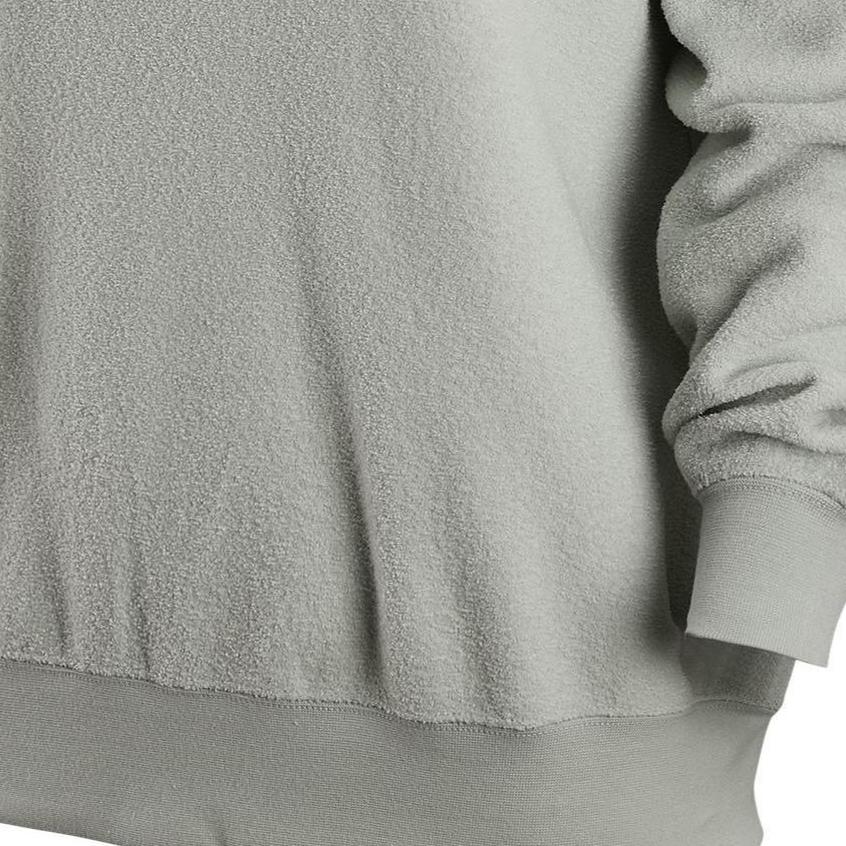 Nike Sportswear Essentials Logo Embroidered Fleece Hoodie Women Tops Gray DV7100-014