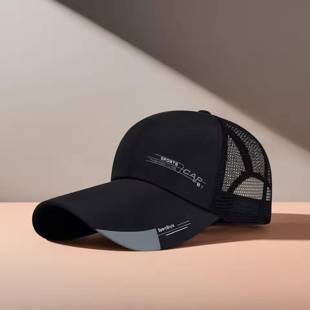 Breathable Sun Visor Hat Wide Brim Peaked Cap Casual Sunscreen Hat  Outdoor Sports