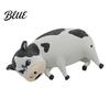 Mini Animal Sculpture 3D Printed Dairy Cow Figurine Cartoon Cattle Statue for Desk Decor Accessory Home Office Gift Lovers Desktop Ornament