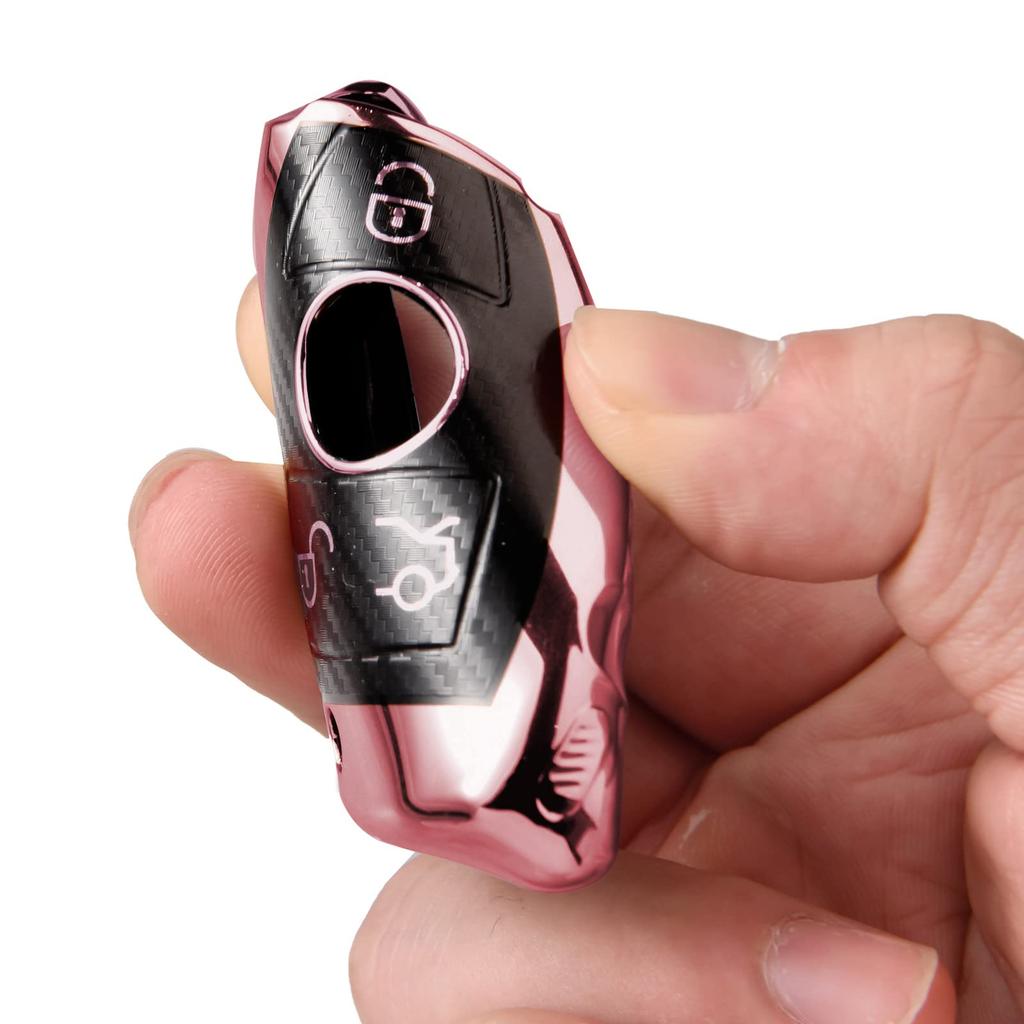 [OATSBASF] Benz Key Case Benz Key Cover Carbon Fiber 360