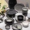 Kangmo 58-Piece Nordic Ceramic Dinnerware Set