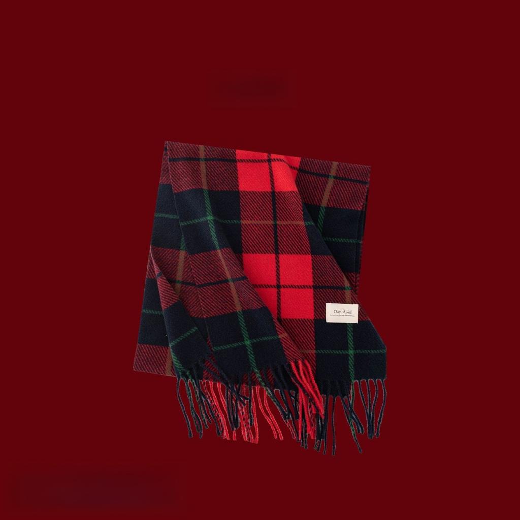 Plush Scarf, Plaid Scarf, Ladies' Warm Scarf, Scarf, Shawl