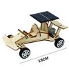 Mini Wood Tank Model DIY Educational Physics Experiment Toys Gift for Children Student Science Education Car Vehicle Toy