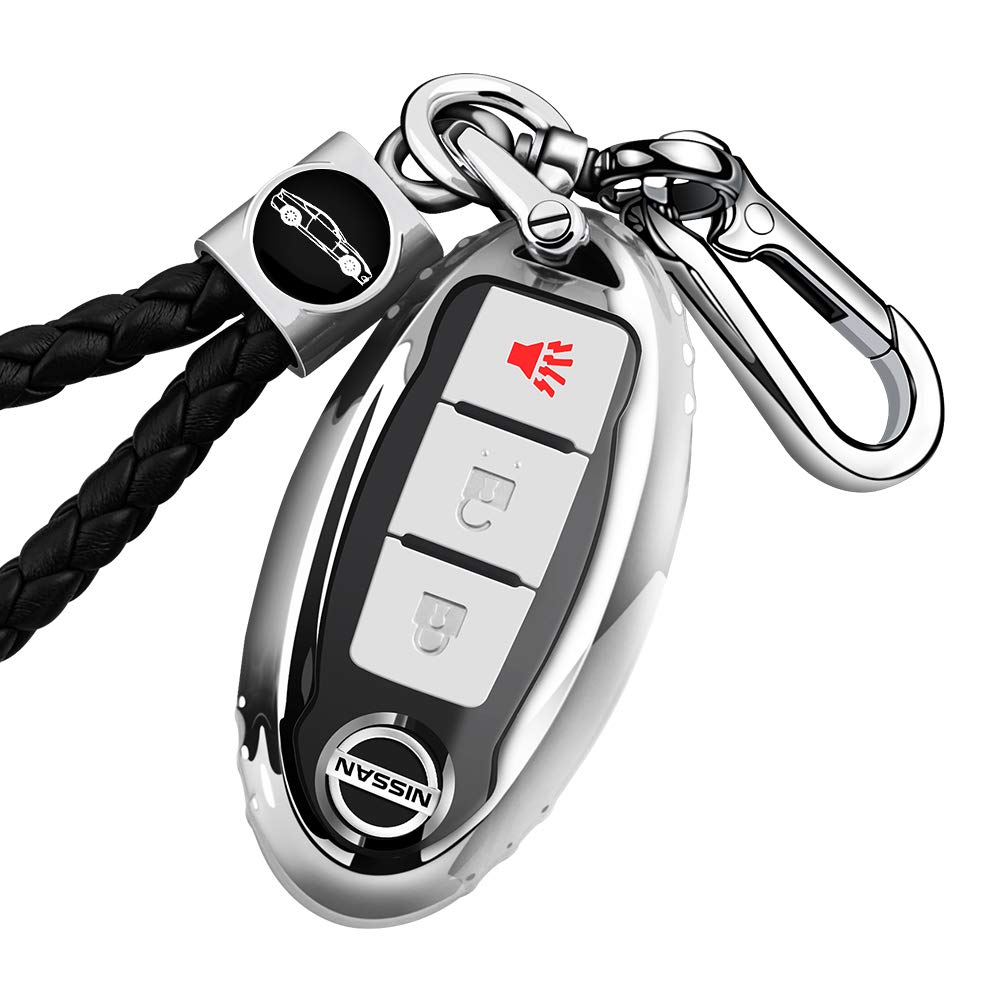 

Чехол для смарт-ключа Nissan, подходящий для ключей, модный и роскошный, из ТПУ, легкий силикагель, автомобильный ключ с дистанционным управлением, украшение для автомобильного ключа с дистанционным управлением