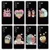 Harris Cute Owl Case for Samsung S24 S23 S22 S20 S21 FE Ultra S24 S23 S10 S10E S9 S8 Plus 5G Transparent Phone Shell Capas Bags