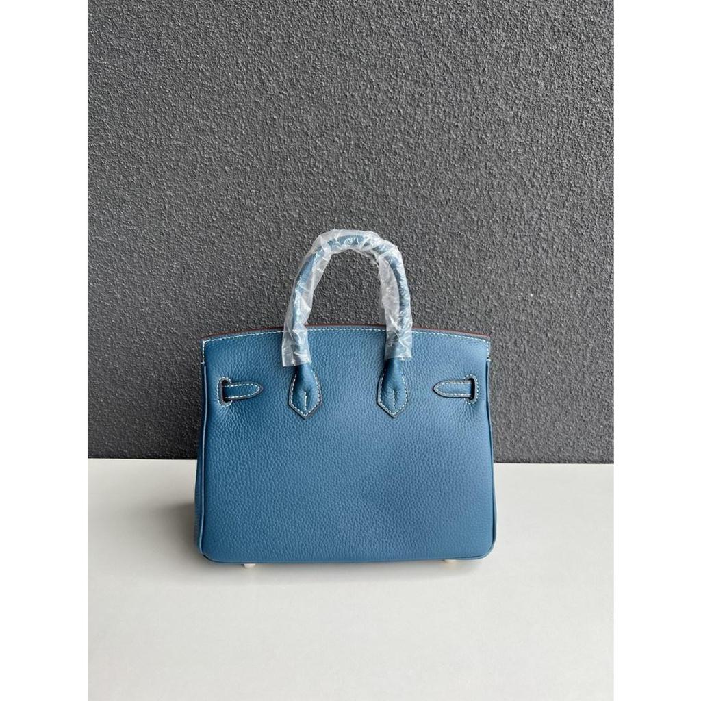 Gold Buckle Classic Fashionable Women's First-layer Cowhide Lychee Leather Handbag