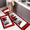 Christmas-Themed Carpet - Durable And Slip-Resistant Home Decoration Kitchen Mat Set - Christmas Atmosphere Decoration