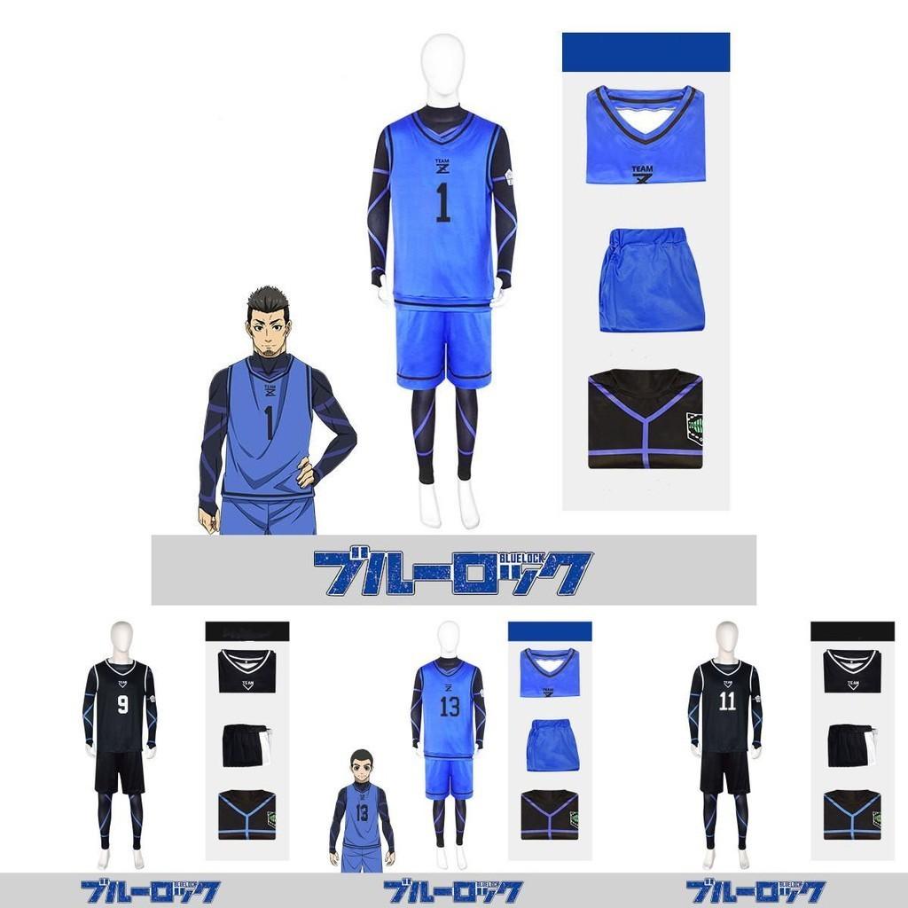 Blue Lock Cosplay Isagi Yoichi Rensuke No.1 Jersey Set For Anime Fans