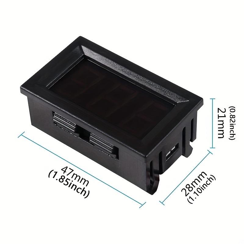 Digital Voltage Display 0.56,Two-Wire DC 4.5V-30V LED Voltmeter Display Voltage Tester Meter for Automotive & Electrical Troubleshooting