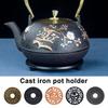 Cast Iron Trivet Non-Slip Insulation Pad for Hot Tableware Protection Multipurpose Kitchen Mat Teapot Accessory And Dining Table Decor