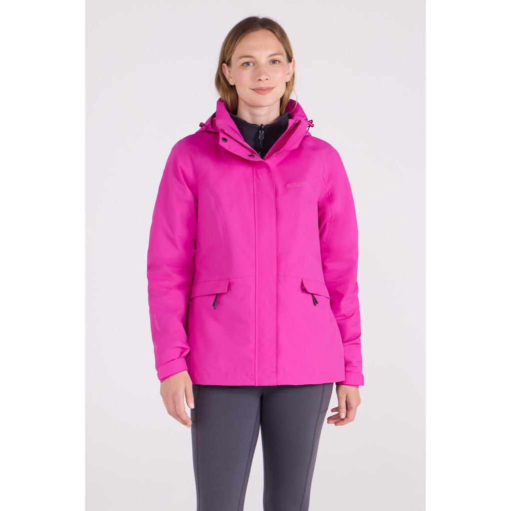 Mountain Warehouse Womens/Ladies Thunderstorm II 3 In 1 Waterproof Jacket
