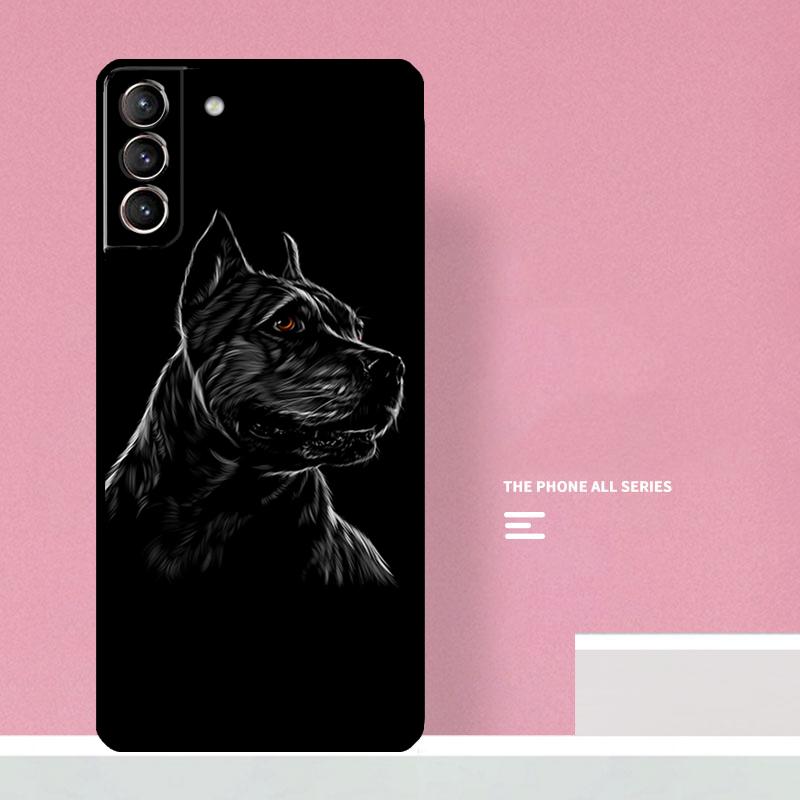 Pit Bull Lovely Dog Pitbull Phone Case For Samsung Galaxy S23 Ultra Plus S21 S22 Ultra S20 FE S9 S10 Note 10 20 Ultra