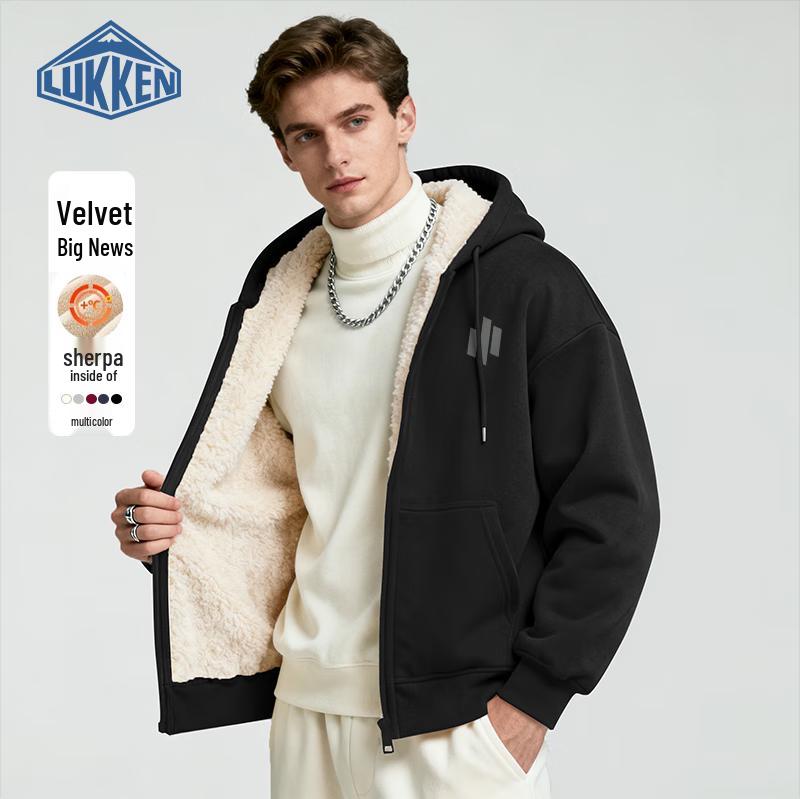 LUKKEN Men's Premium Fleece-Lined Pullover Hoodie