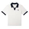 New MLB New York Yankees SS25 Polo Shirt Women's Ivory 3FPQB0153-50IVS