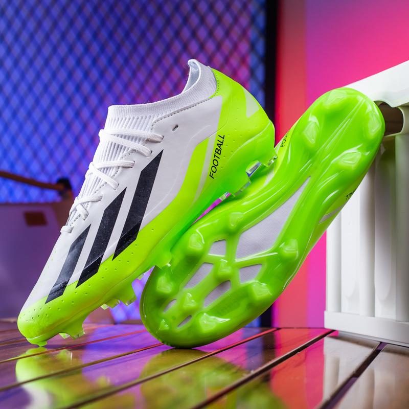 Male and female youth football shoes outdoor sports shoes lawn training game AG long nails TF broken nails football shoes