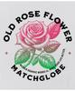 MATCHGLOBE Rose Circle Crop Top (White)
