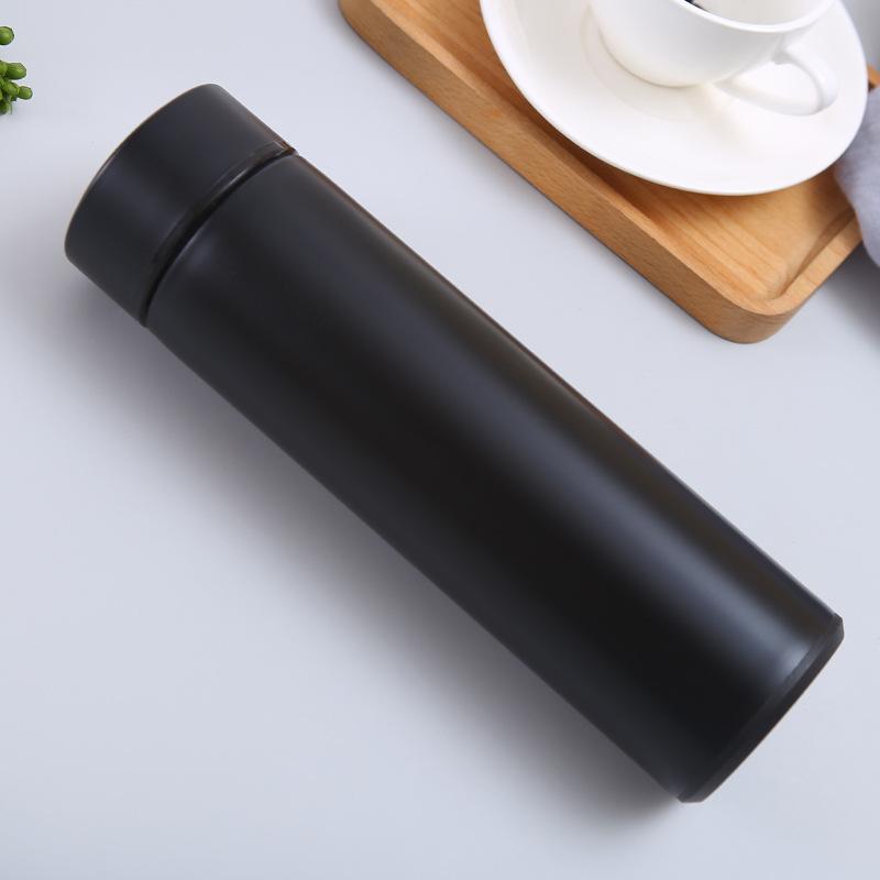 Stainless Steel Smart Thermos Cup Double-layer Vacuum Touch Temperature Cup Business Men's and Women's Office Straight Cup