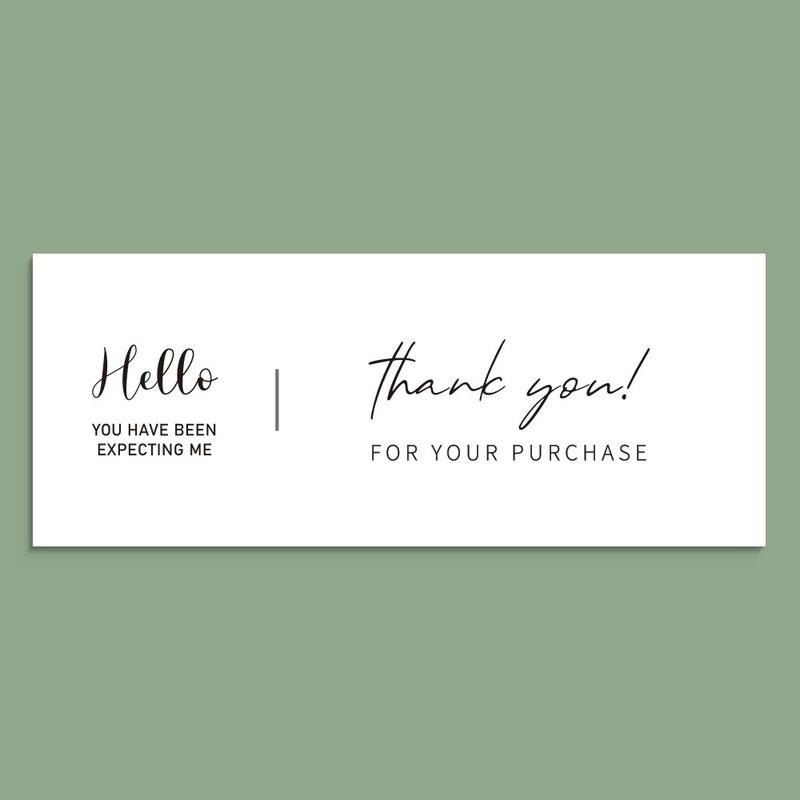 50 Pcs Thank You Decoration Stickers Seal Labels Small Business Commodity Packaging Sealing Stickers Personalized Package Label