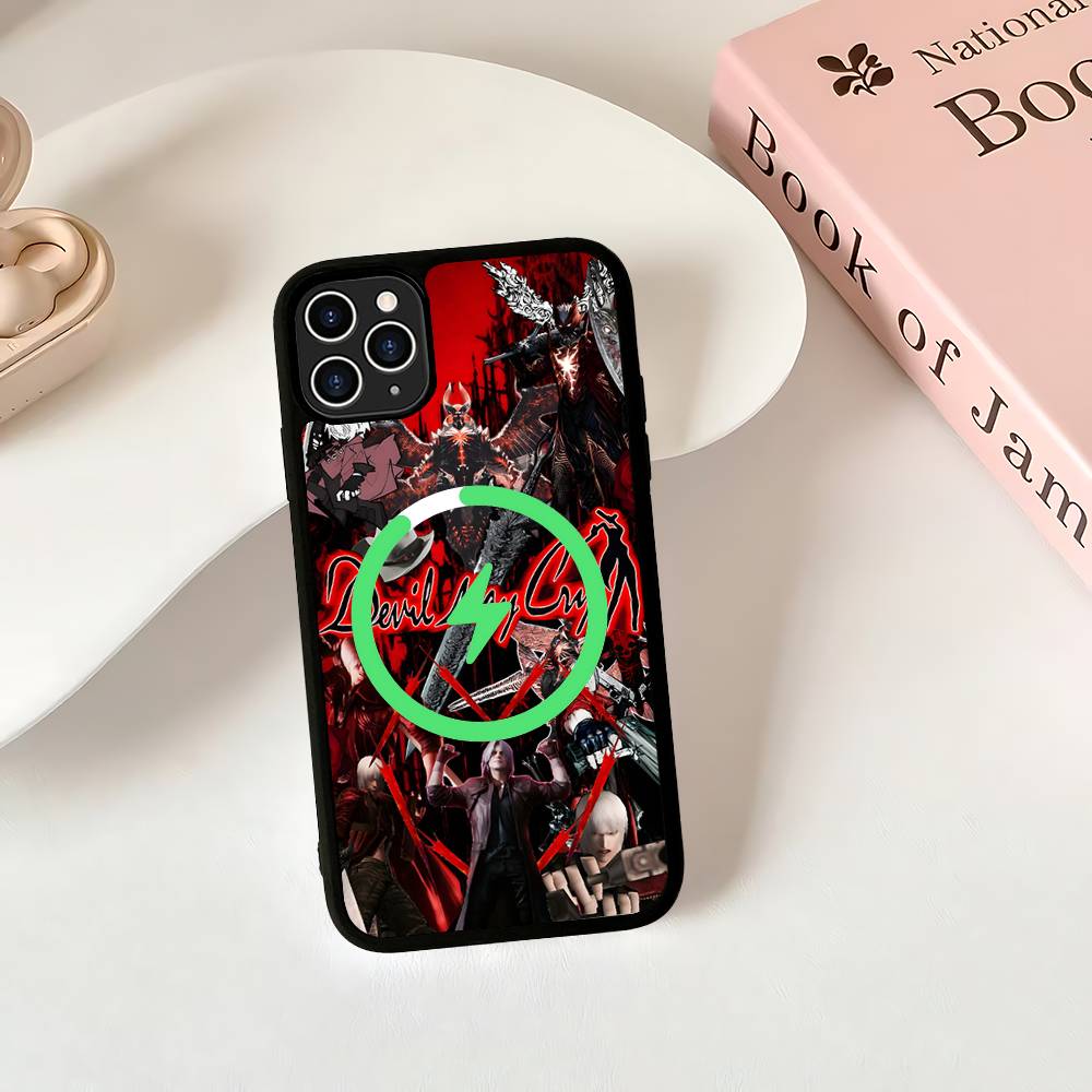 Classic Action Game D-Devil M-May C-Cry Magnetic Wireless Phone Case For IPhone 17 16 15 14 Plus 13 12 11 Pro Max