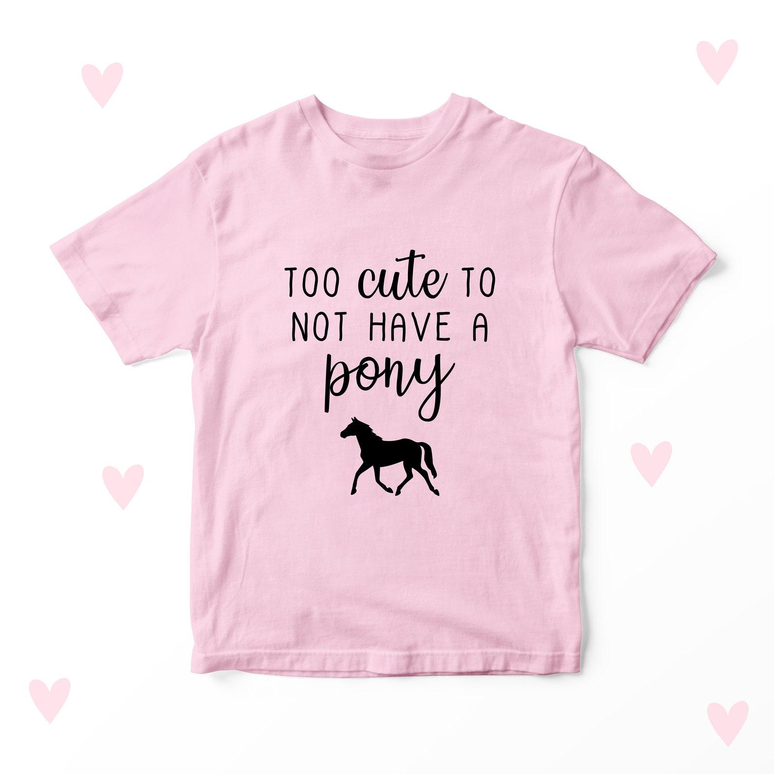 Pony Kids T-Shirt, Equestrian Clothing 110