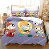 Cartoon Mugman Cuphead Bedding Set Polyester Quilt Cover Pillowcase Comforter King Queen Size Boys Adult  Duvet Cover Bed Set