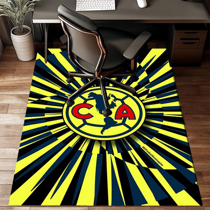 Club America Emblem Rug Game Carpet, Floor Mat for Bedroom Living Room Entryway Rug, Home Decor Idea Gift for Christmas birthday