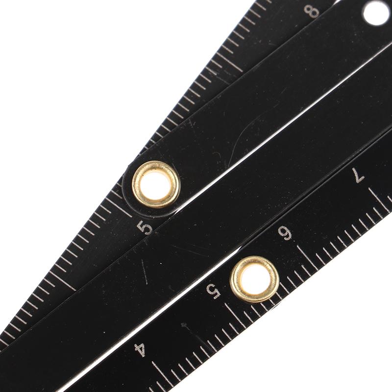 Golden Ratio Sliding Ruler Measuring Stainless Steel Eyebrow Ruler