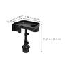 LALADEFIEE Car Cup Holder Car Food Tray Automotive Cup Holder Phone Stand Trip with Tray