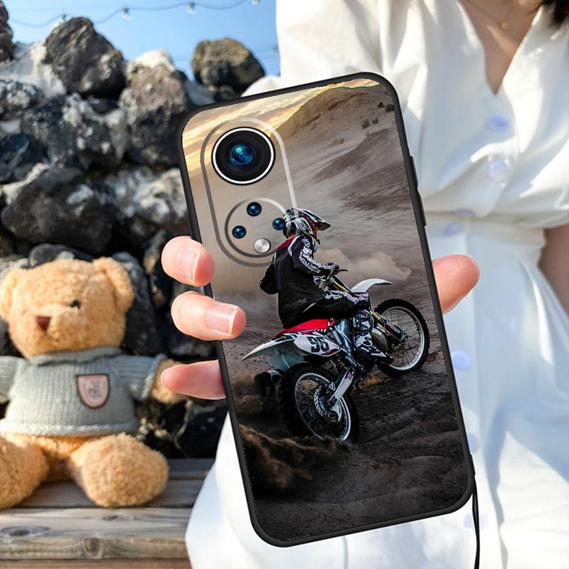 Moto Cross Motorcycle Sports Phone Case For Honor 90 Lite 50 70 Magic 5 6 Pro X6 X7 X8 X9 X6a X7a X8a X9a X9b X8b Cover