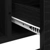 Bathroom Cabinet with Door Black Oak Effect 65 x 33 x 60 cm