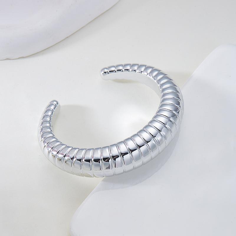 Fashion Exaggerated Irregular Bracelets for Women Simple Hip Hop Rock Personality Plastic Cuff Bangle Trendy Jewelry