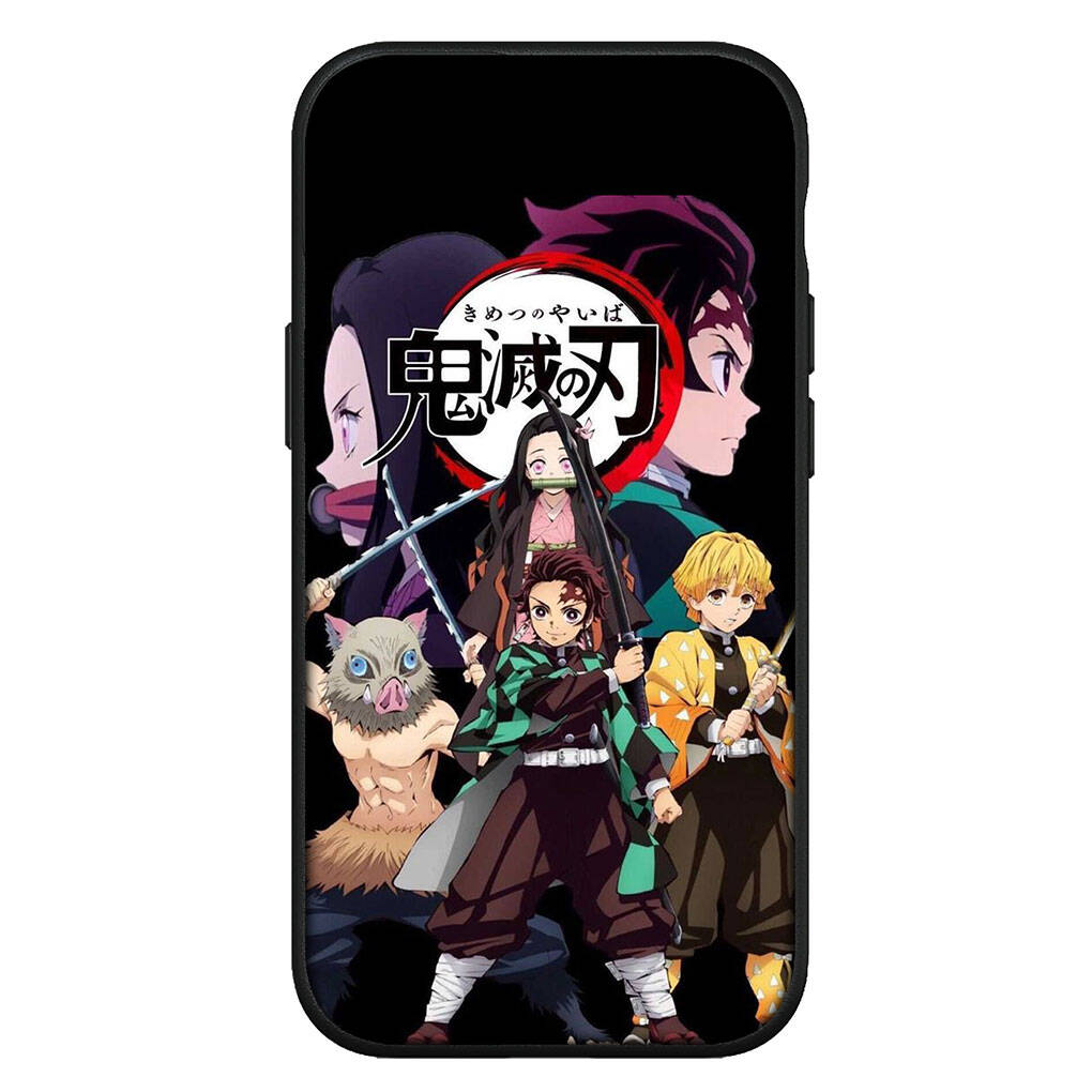 for Samsung Galaxy S25 S24 S23 iPhone 17 16 15 Xiaomi Redmi Note 14 13 12 Plus Pro Max XR Case Kamado Tanjirou Demon Slayer Kamado OPPO Huawei Cover