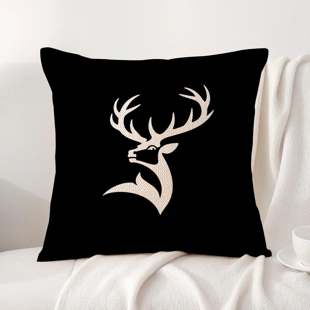 The GGlenfiddichS Cushion Cover Natural Linen Organic Fabric DoubleSided Printing Sofa Home Decor Breathable Bed Pillow