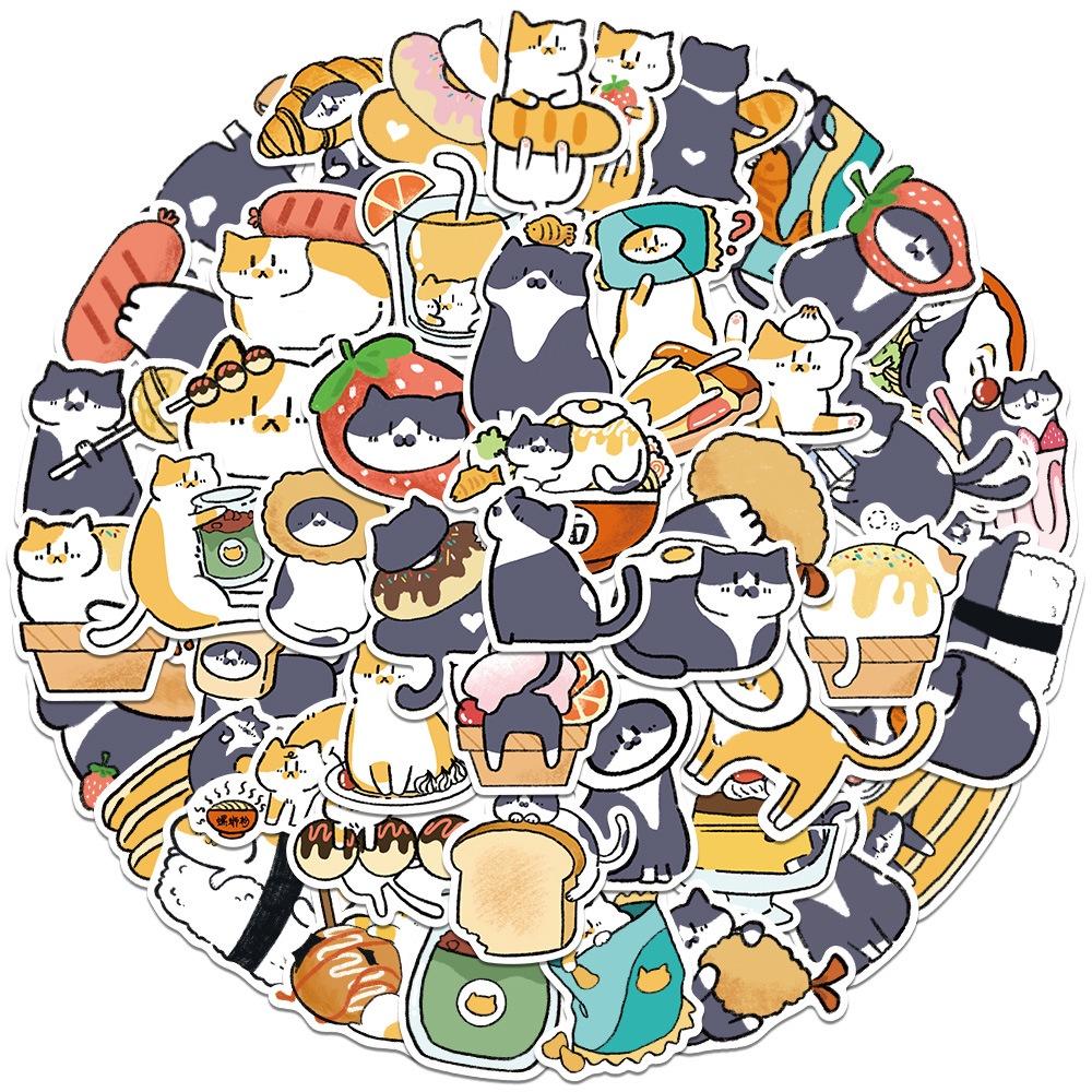 Cute Cartoon Waterproof Stickers For Notebooks Water Bottles And More Set Of 52