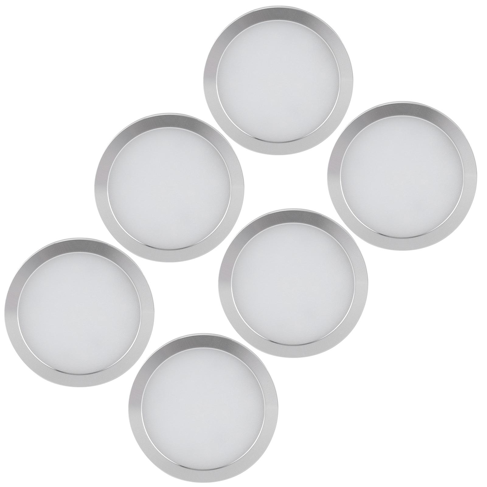 

6 шт. внутренних светодиодных точечных светильников 12 В с дистанционным управлением для кемперов T4 T5 караванов автодомов