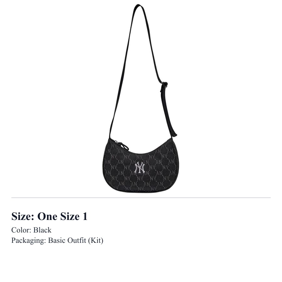 MLB Polyamide Polyester Shoulder Bag Unisex Multicolor 3ABQMV45N